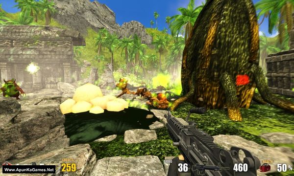 Action Alien: Tropical Mayhem Screenshot 3