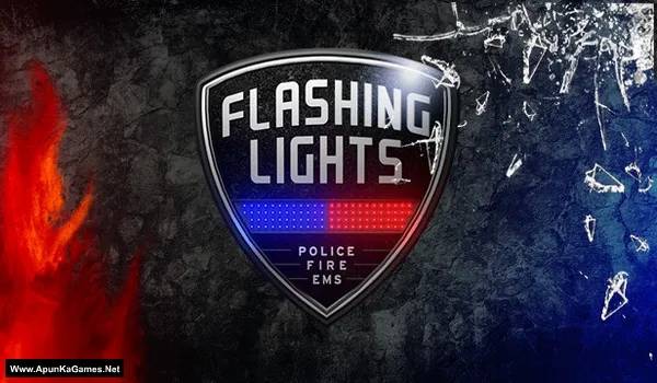 Flashing Lights: Police Fire EMS Cover, Poster, Full Version, PC Game, Download Free