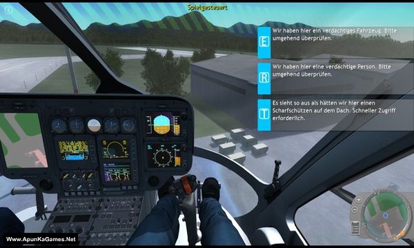 Police Helicopter Simulator Screenshot 1, Full Version, PC Game, Download Free