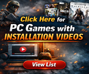 PC Games with Installation Videos