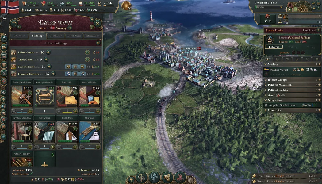 Victoria 3 screenshot 1