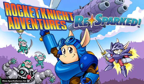 Rocket Knight Adventures: Re-Sparked Cover, Poster, PC Game, Download Free