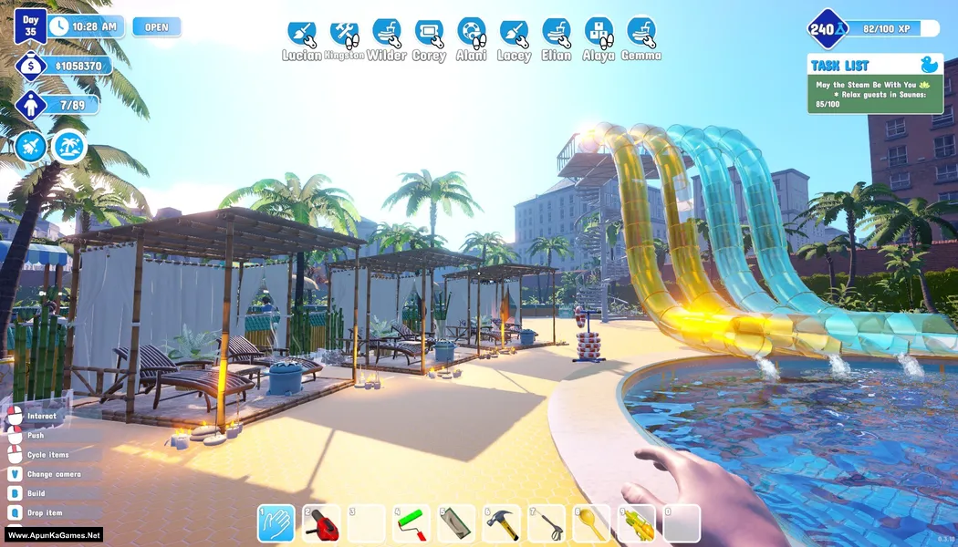 Waterpark Simulator Screenshot 3, PC Game, Download Free